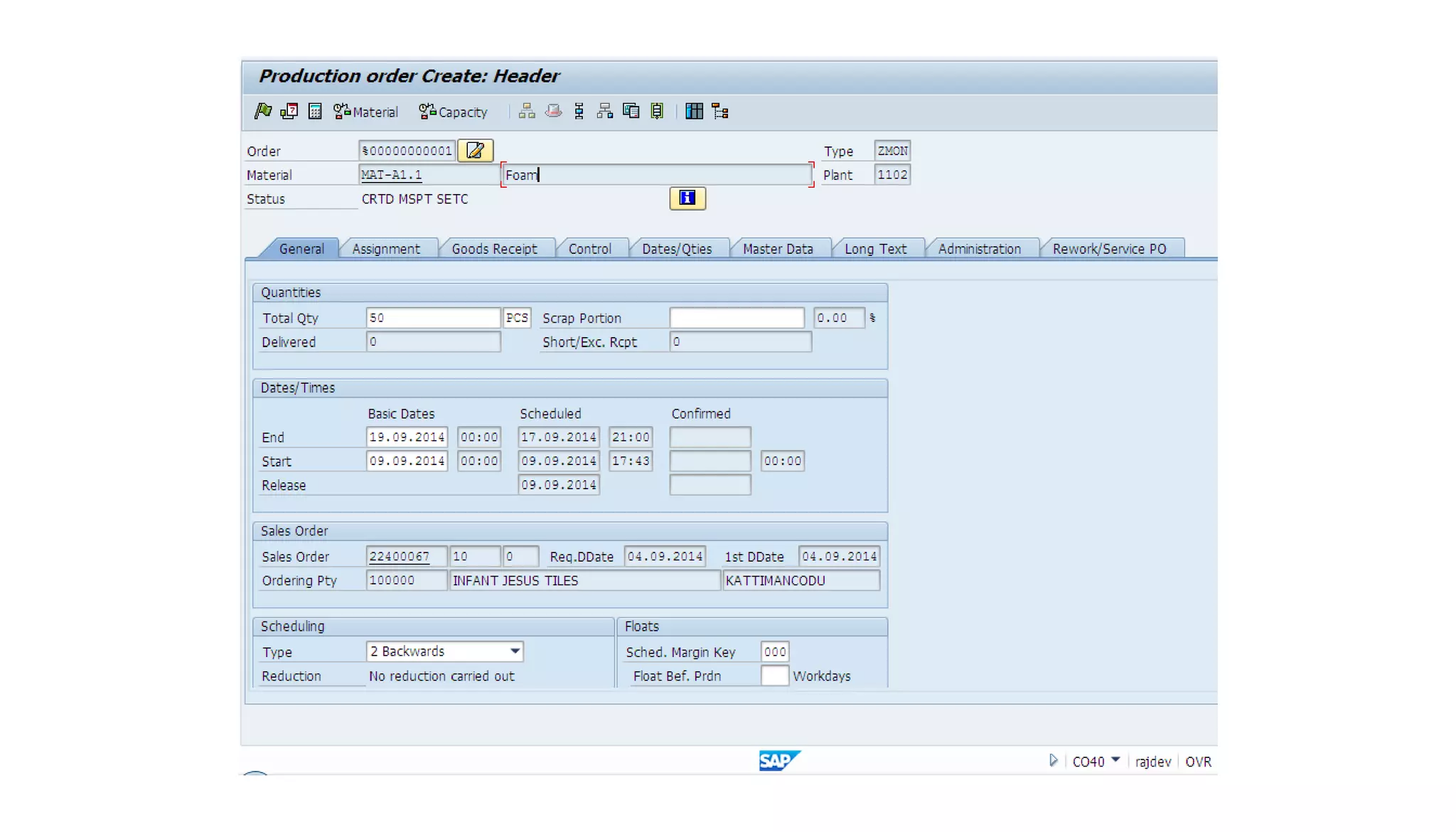 Mto end to end process demo