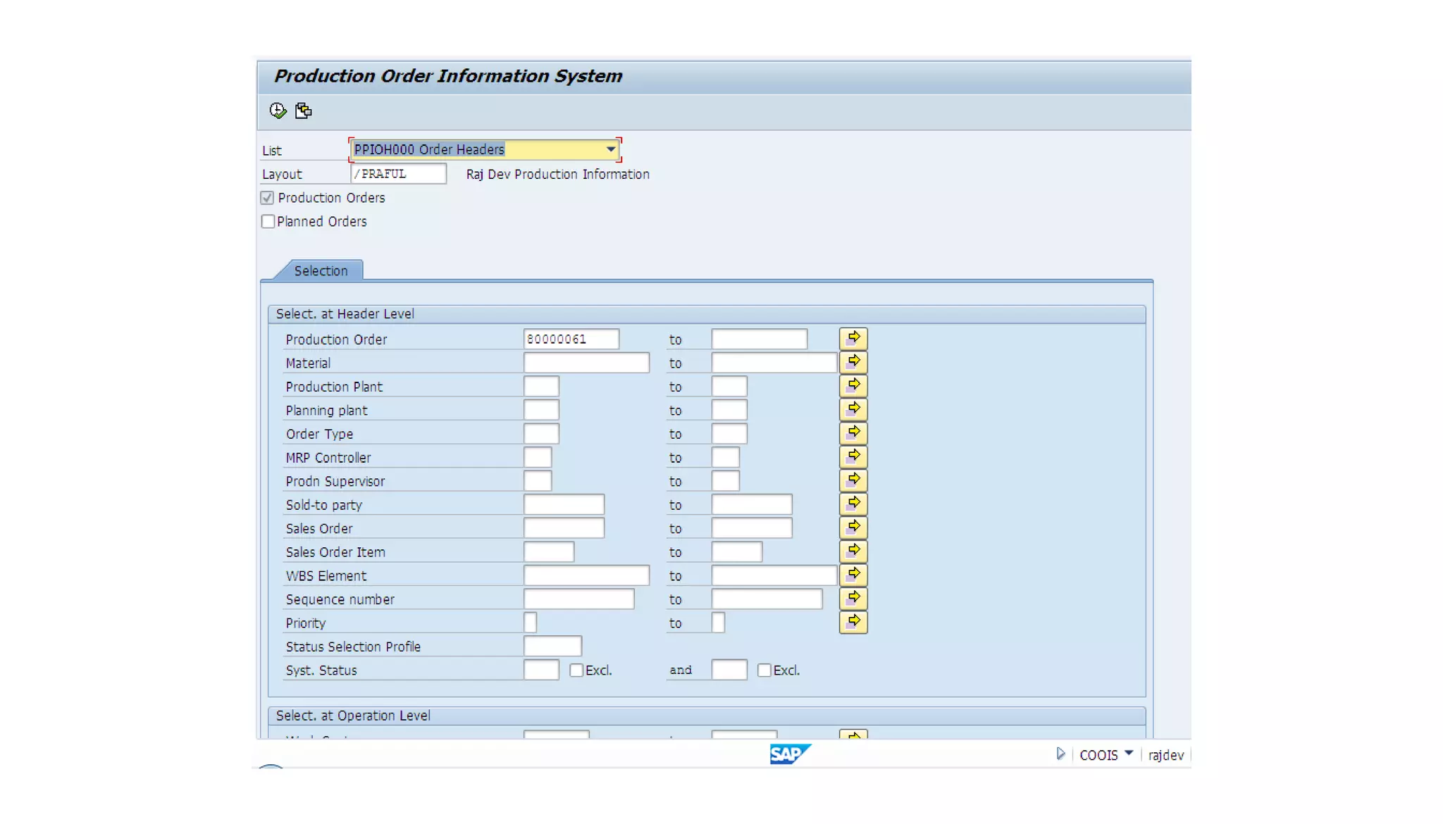 Mto end to end process demo