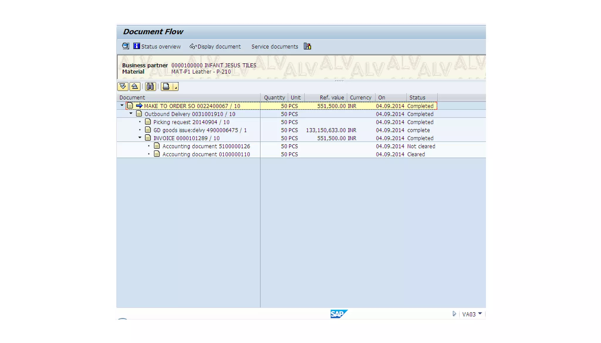 Mto end to end process demo