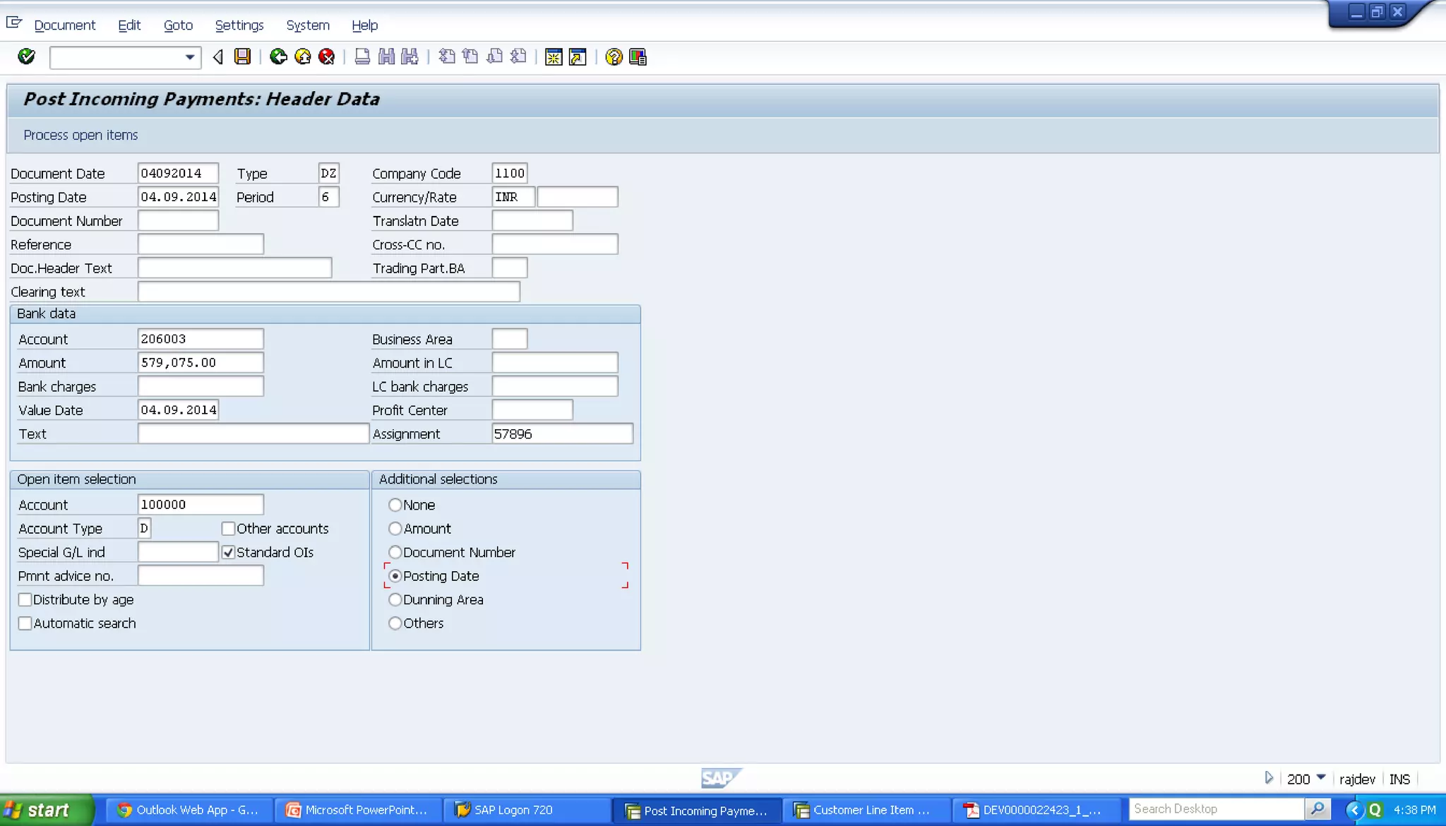 Mto end to end process demo