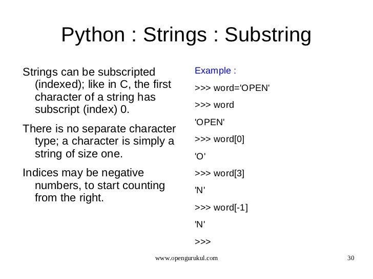 OpenGurukul : Language : Python