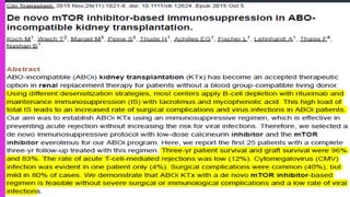 Mtor inhibitors in renal transplant | PPTX