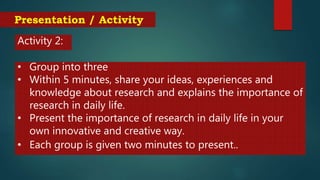 Mtot practical research 1 demonstration | PPTX