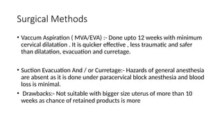 MTP.abortion ppt medical school niims up | PPTX