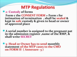 M Tp Form.pdf MTP Act & MTP - Made simple Dr. Sharda Jain , Lifecare Centre 11 Gagan ...