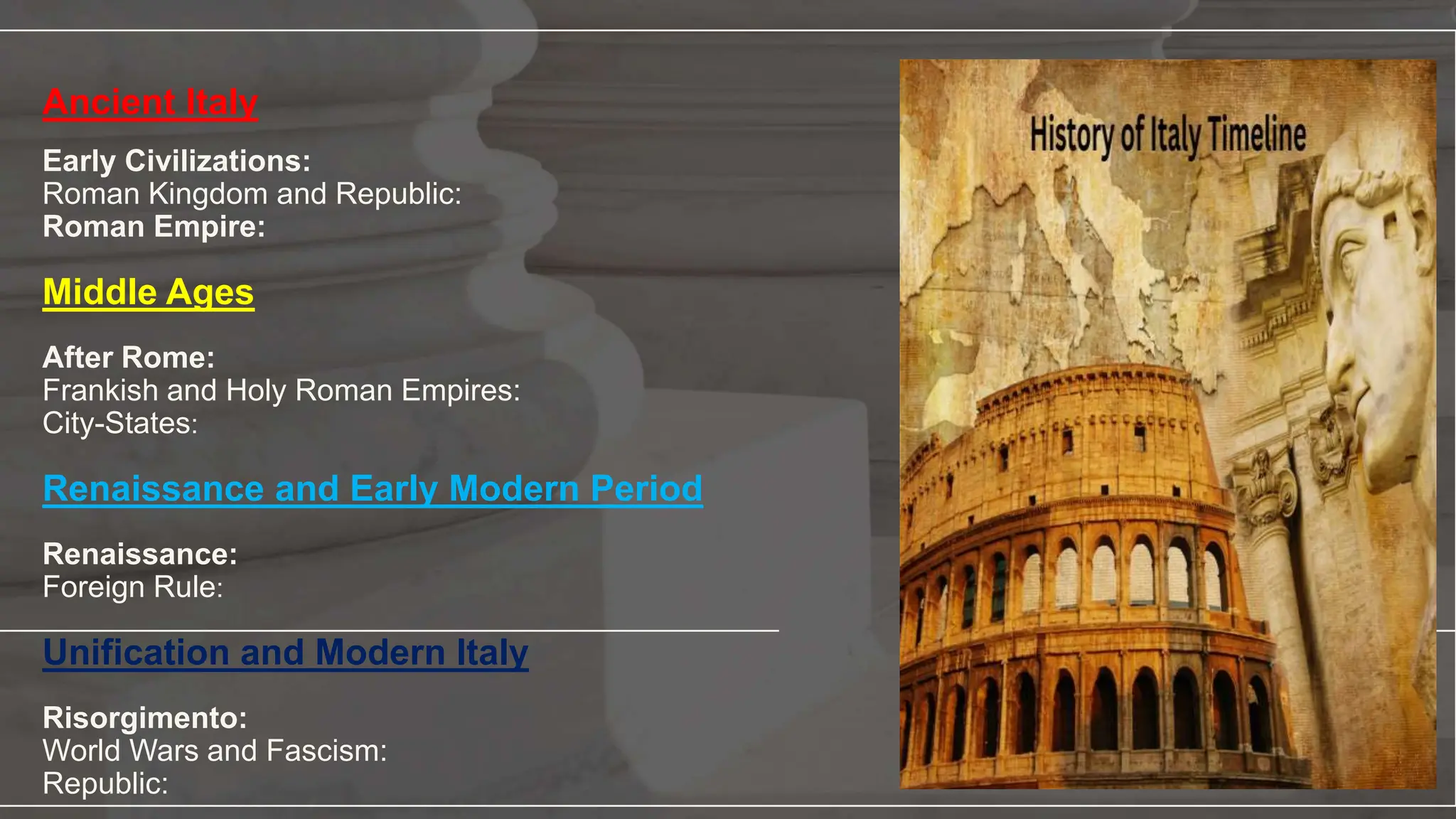 Foreign Renaissance The PPT is about the brief explation of ITALY Countrypages.pptx