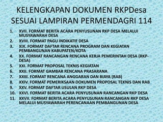 Rab Rkp Mt pb 2 spb 2 2 kelengkapan dokumen proposal teknis dan rab | PPTX