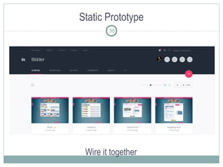 Static Prototype
Wire it together
35
 