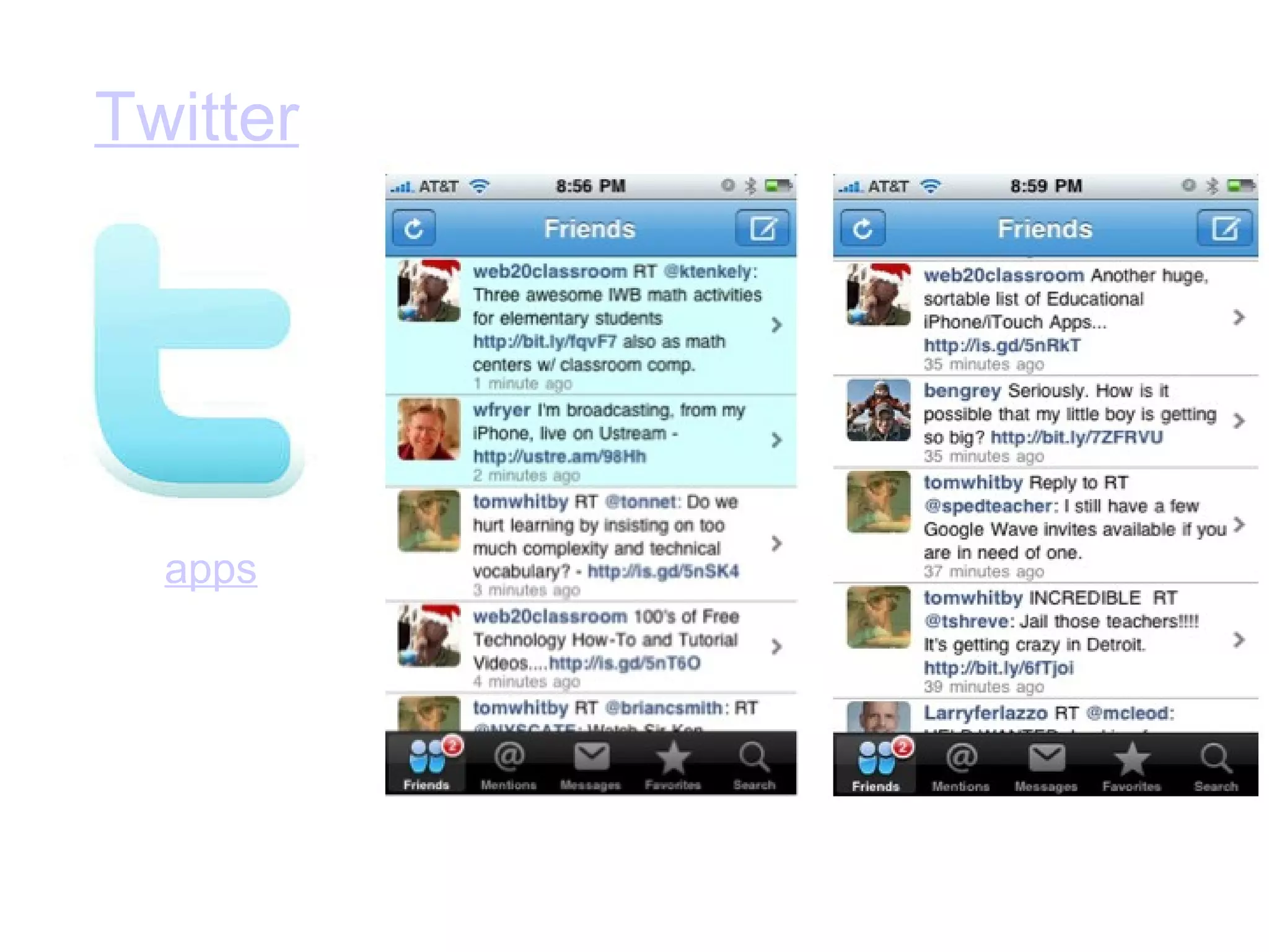 Twitter apps 