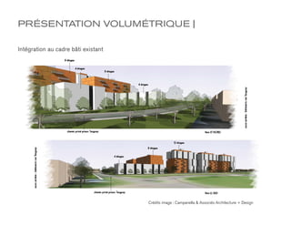 PRÉSENTATION VOLUMÉTRIQUE |

Intégration au cadre bâti existant




                                     Crédits image : Campanella & Associés Architecture + Design
 