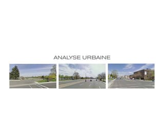 ANALYSE URBAINE
 