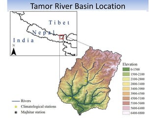 Tamor River Basin Location
 