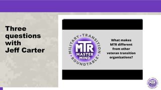 Three
questions
with
Jeff Carter
 