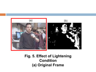 Fig. 5. Effect of Lightening
Condition
(a) Original Frame
 