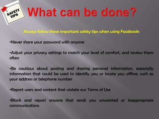 Facebook:   What do we really know?