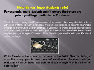 Facebook:   What do we really know?