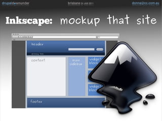 Inkscape: mockup that site
 