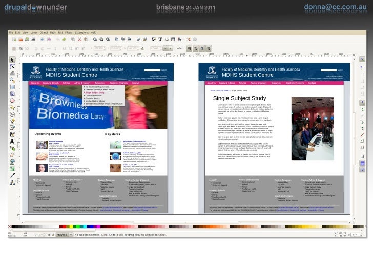 Inkscape Mockup that site