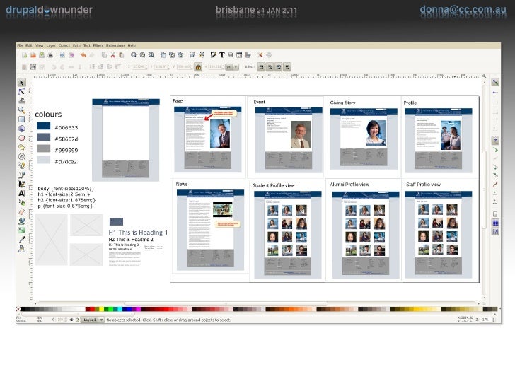 Inkscape Mockup that site