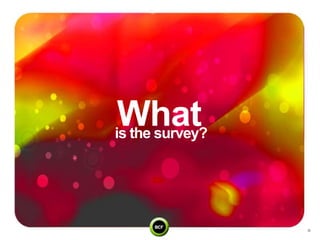 What
is the survey?
 