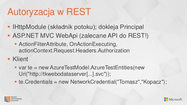 Tomasz Kopacz MTS 2012 Azure - Co i kiedy użyć (IaaS vs paas vshybrid…