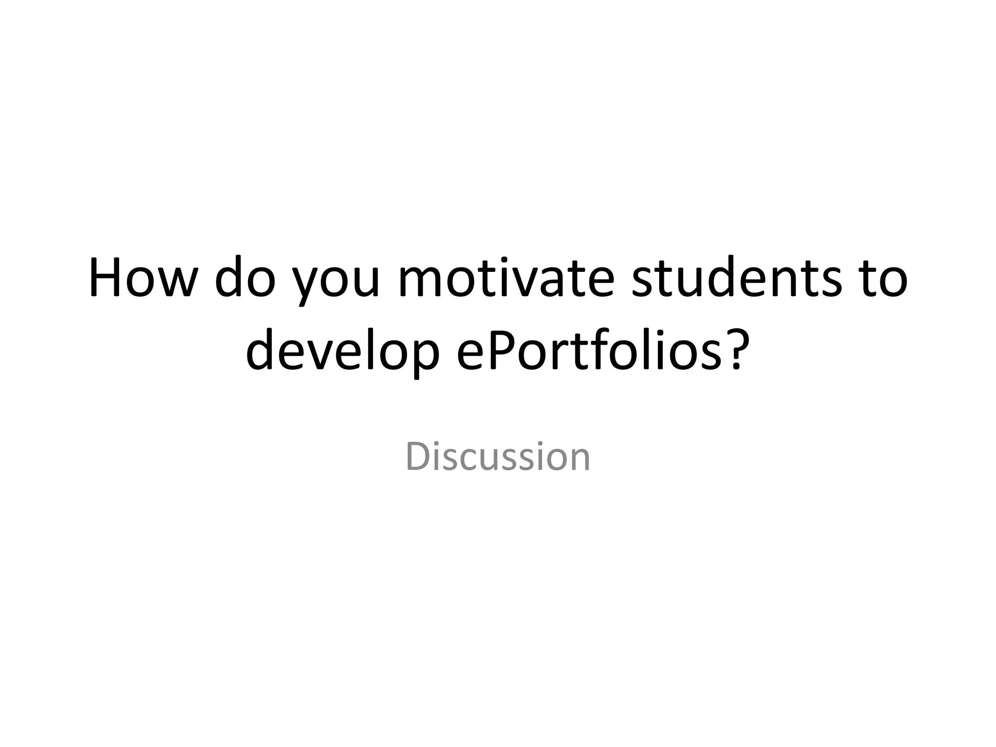 What are Effective Self-Regulation Processes?Performance or Volitional ControlProcesses that occur in  action and affect attention and actionDURINGForethoughtInfluential processes which precede efforts to act and set the stage for action.BEFORESelf-ReflectionProcesses which occur after performance efforts and influence a person’s response to that experienceAFTERWade, A. & Abrami, P., Presentation at ePortfolio Montreal, May 2008.