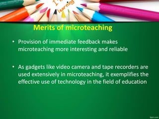 Microteaching & Self Directed Learning PPT | PPT