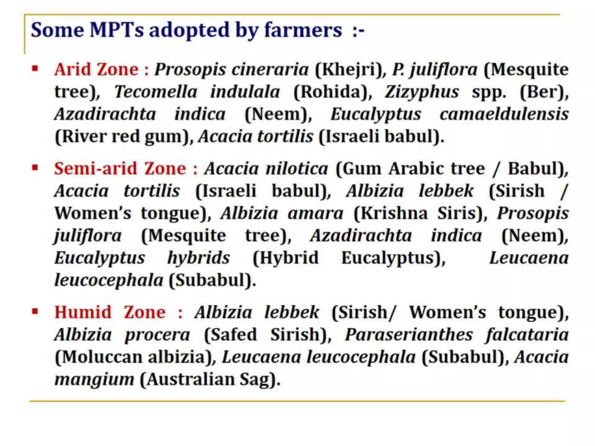 MTs for Problem Soils
