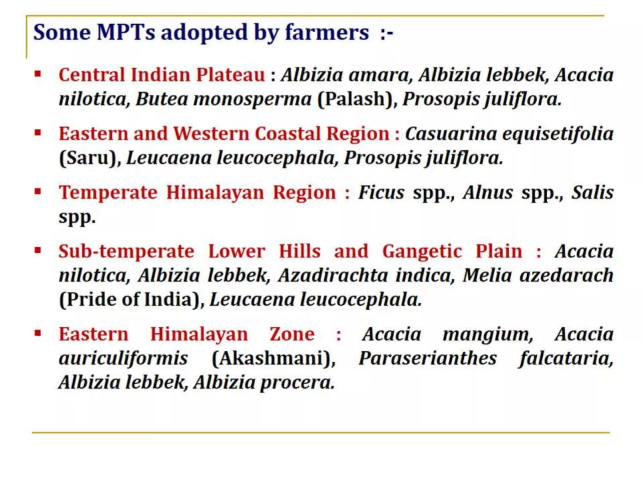 MTs for Problem Soils