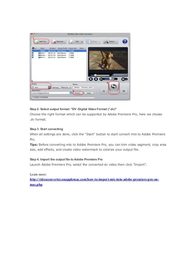 Mts to adobe premiere pro