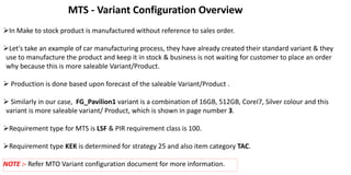 SAP Make to Stock Variant Configurations_Akshay Kulkarni | PDF
