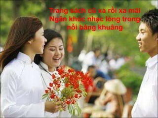 Mưa bụi miên man vô tình gợi nhớChiếc dù nhỏ hôm nào ta bạn gần nhauWWW.AZGO.VN