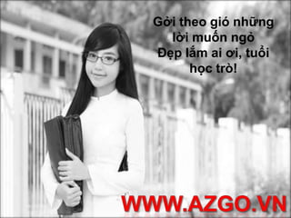 Sân trường ơi, bạn bè ơi Chưa xa, lòng đã bồi hồi nhớ thương !... 