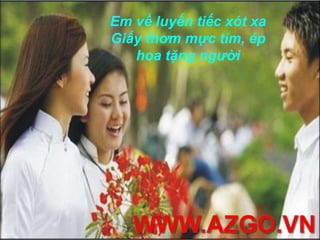 Em về dứt bỏ áo dài Vấn vương trường cũ tháng ngày đi qua 