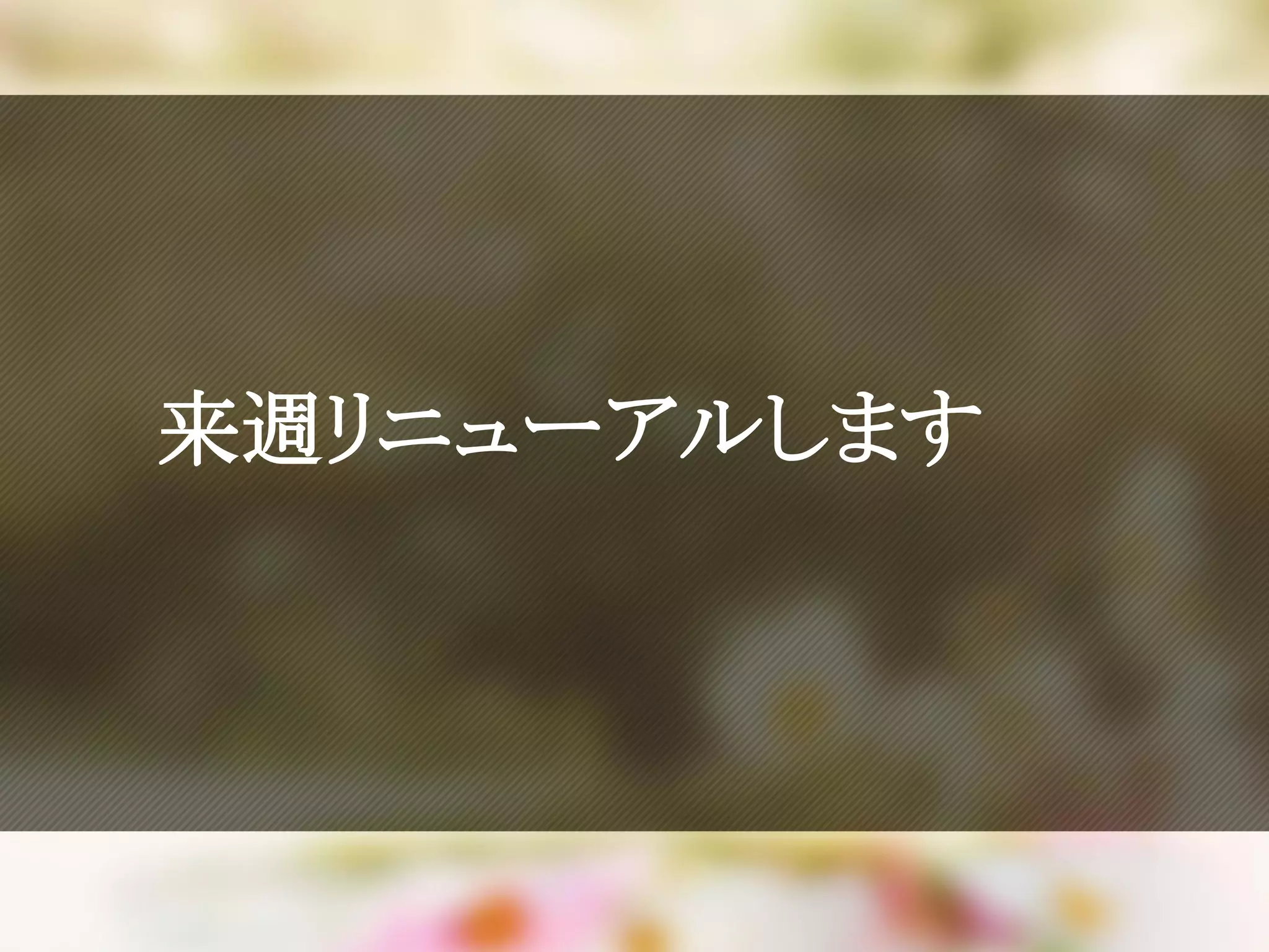 来週リニューアルします
（2014年5月下旬）
 