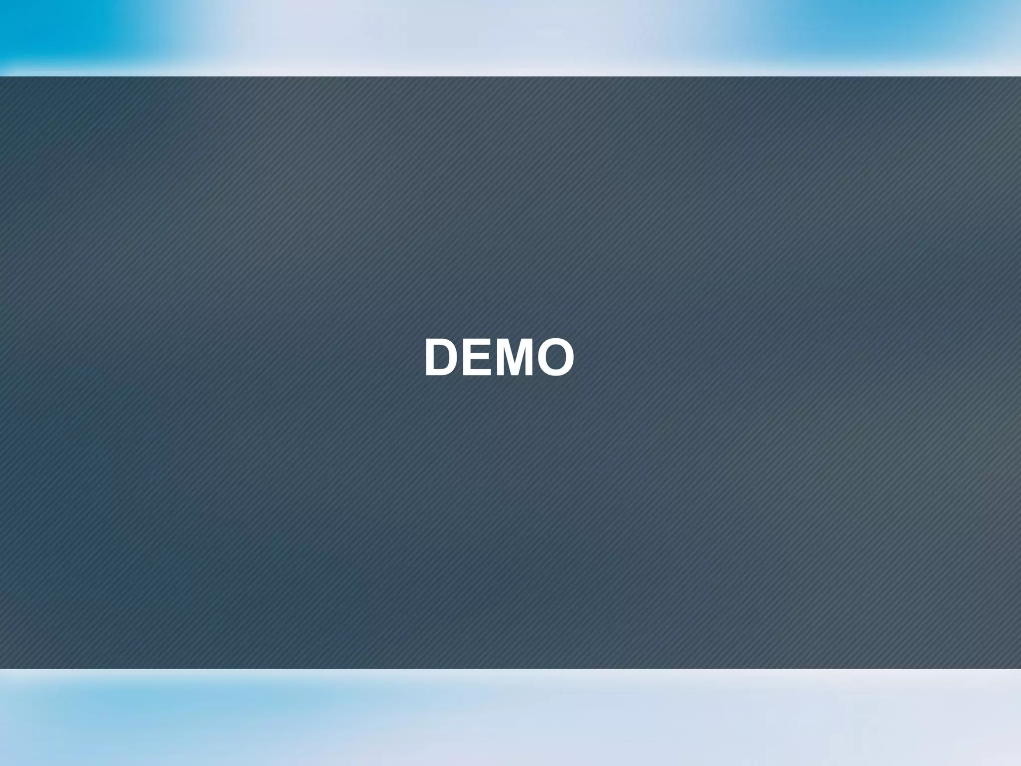 DEMO
 
