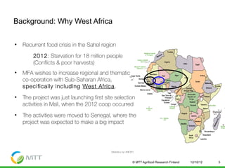 Improved food and nutritional security from better utilisation of dairy cattle breed/cross-breed types in Senegal