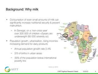 Improved food and nutritional security from better utilisation of dairy cattle breed/cross-breed types in Senegal