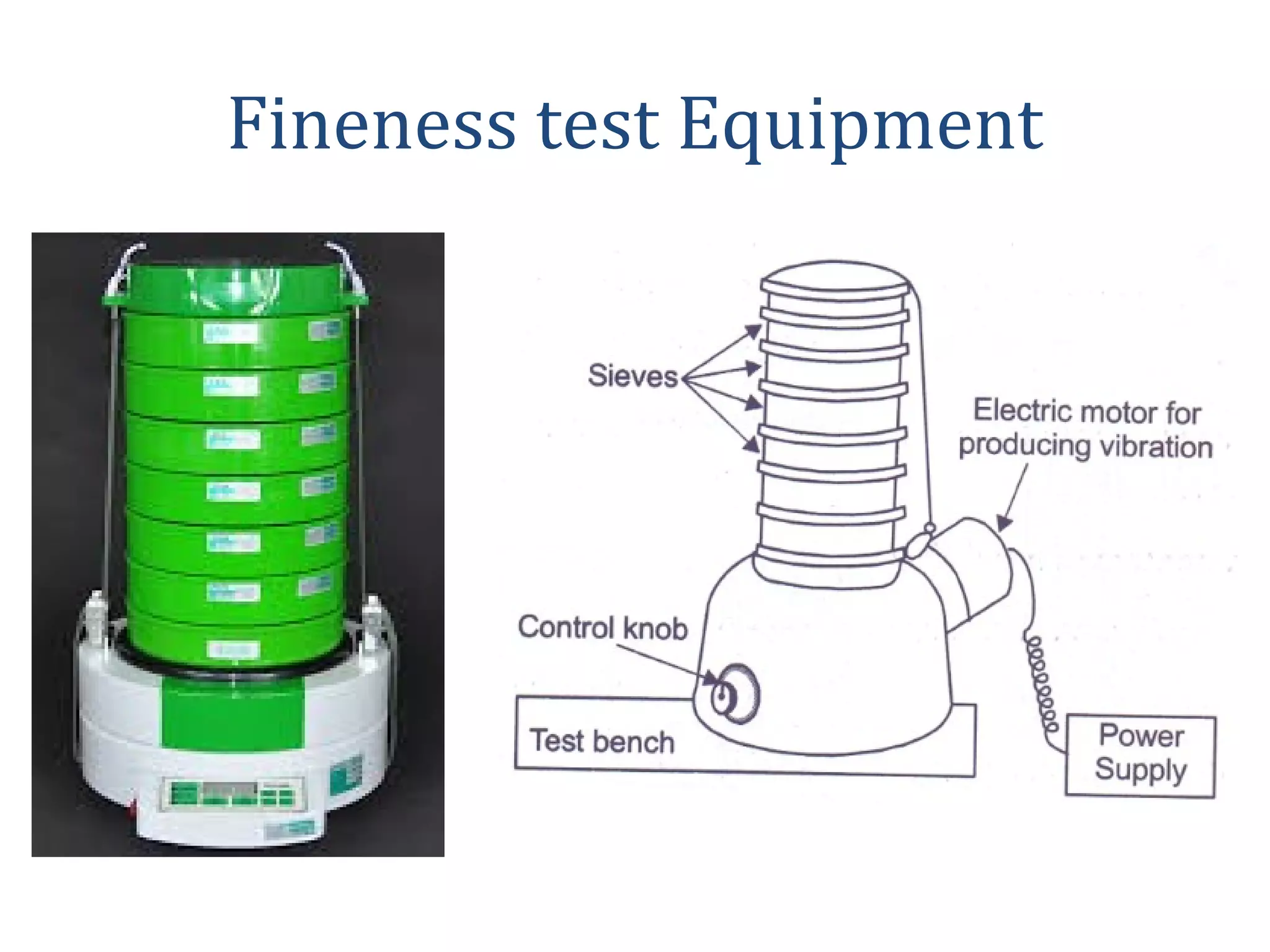 Fineness test Equipment
 