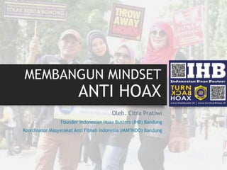 Membangun Mindset Anti Hoax