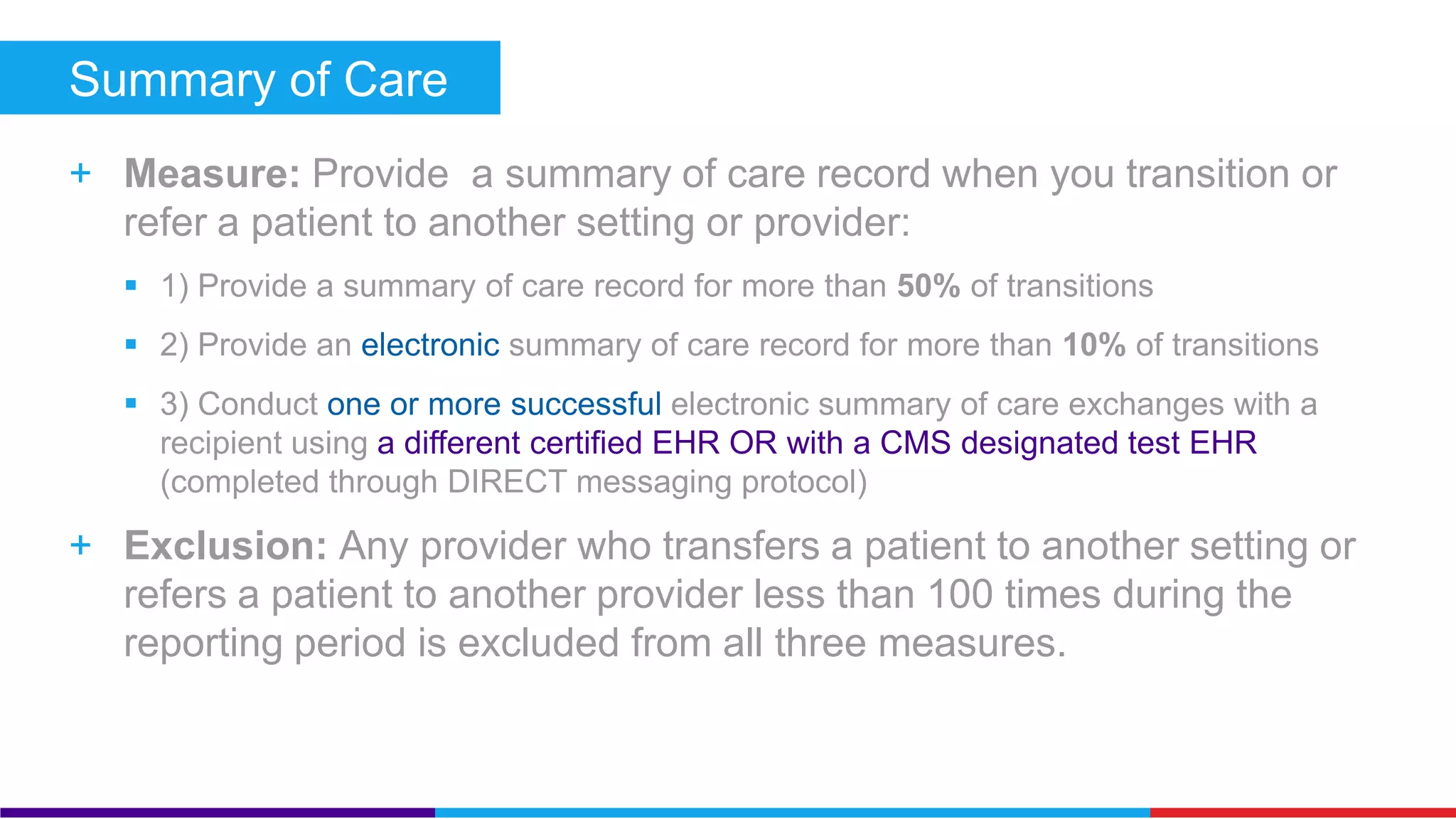 Preventive Care Reminders (Core) 
+ Once you send the appropriate reminder to those patients, click the 
Patient reminder sent from button in the Appointments tab of the 
patient's chart and select your name to receive credit for this measure. 
 Anyone in your practice can select the Patient reminder sent from button as long as 
you are selected as the provider from which the reminder was sent. 
 