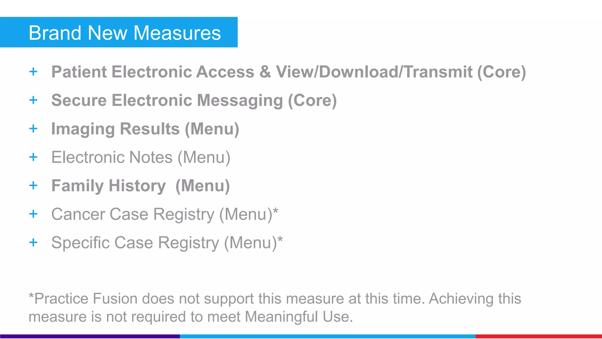 How is ongoing submission defined? 
+ Any of the four criteria below are included under the umbrella of 
ongoing submission: 
 Ongoing submission was already achieved for a reporting period in a prior year and 
continues throughout the current reporting period. 
 Registration with the PHA or other body to whom the information is being submitted 
of intent to initiate ongoing submission was made by the deadline (within 60 days of 
the start of the reporting period) and ongoing submission was achieved. 
 Registration of intent to initiate ongoing submission was made by the deadline and 
the provider is still engaged in testing and validation of ongoing electronic 
submission. 
 Registration of intent to initiate ongoing submission was made by the deadline and 
the provider is awaiting invitation to begin testing and validation. 
 