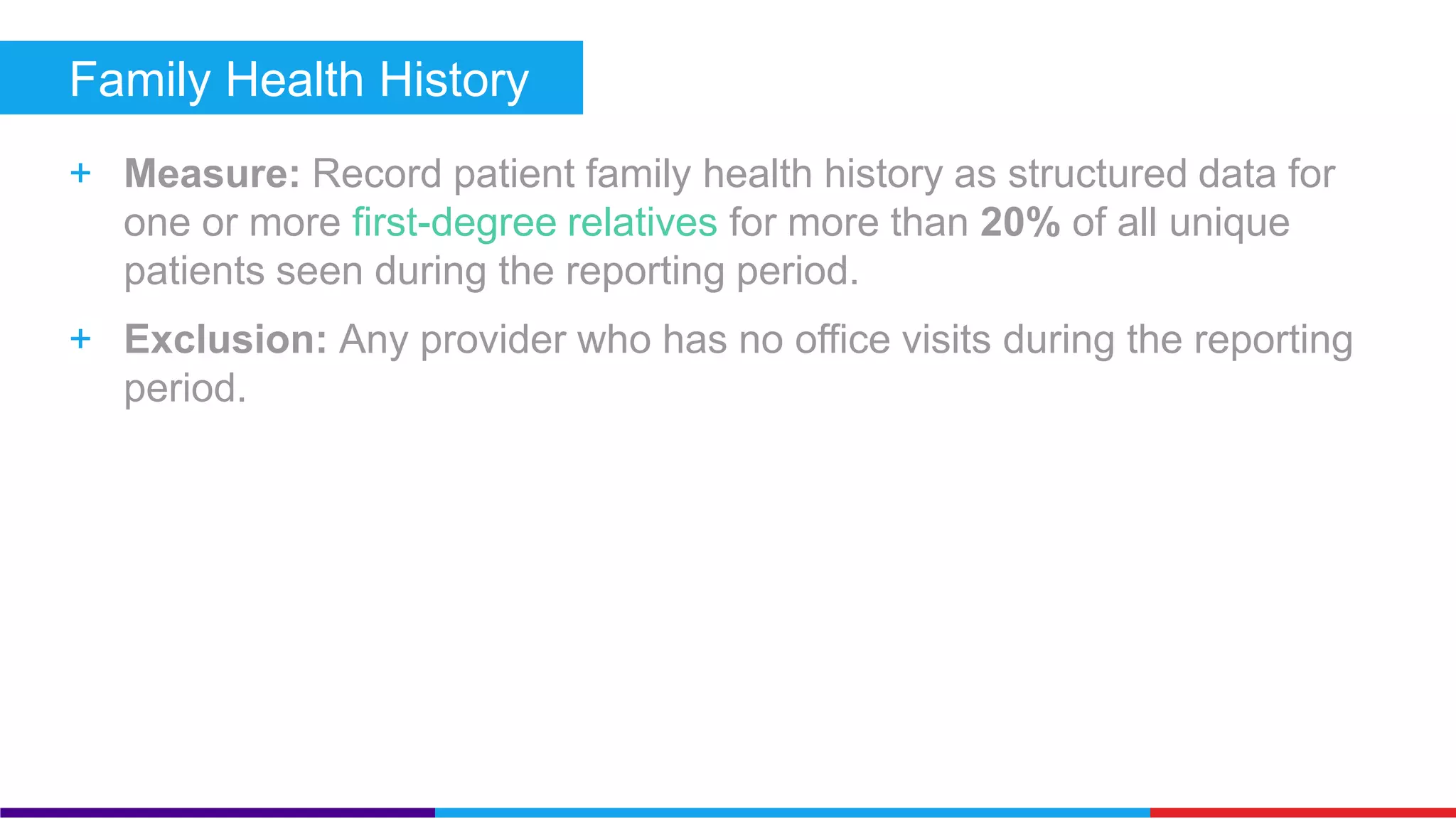 Secure Electronic Messaging (Core) 
+ After your patient has successfully logged into the Patient Portal, they 
must send you a message. 
+ You do not need to respond to the messages in order to achieve 
credit for this measure. 
 