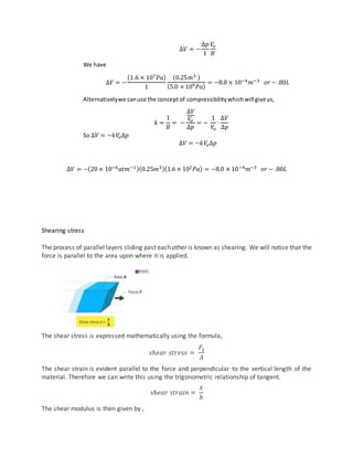Elasticity of materials and the Hooke's law | DOCX