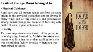 Human Modle Rumi Mualana Jalaluddin Rumi | PPTX