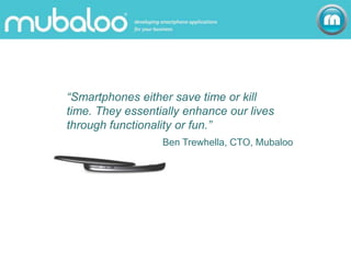 Mubaloo Credentials 1 June 09