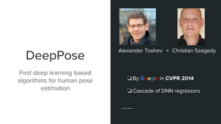 [Mmlab seminar 2016] deep learning for human pose estimation | PPTX