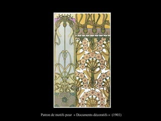 Patron de motifs pour « Documents décoratifs » (1901)
 