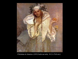 Christmas in America (1919, huile sur toile, 81.2 x 76.8 cm.)
 