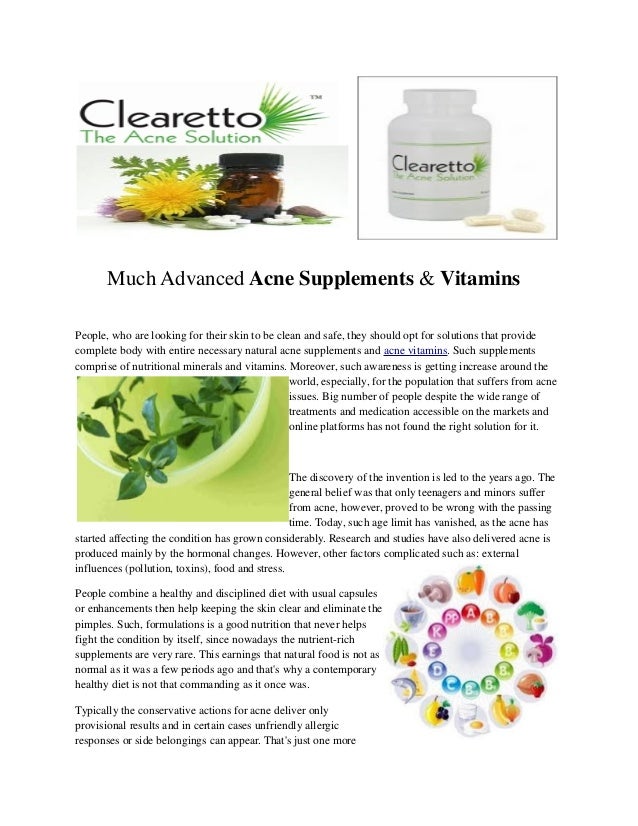 Much Advanced Acne Supplements & Vitamins